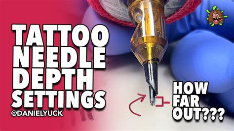 length tattoo needle depth diagram|how to set needle depth on tattoo gun.